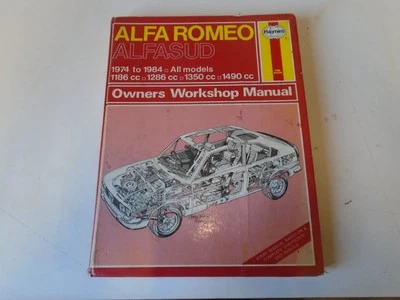 ALFA ROMEO ALFASUD inc. SPRINT COUPE HAYNES MANUAL 1974-1984 (RARE-OUT OF PRINT) - Image 1 of 4