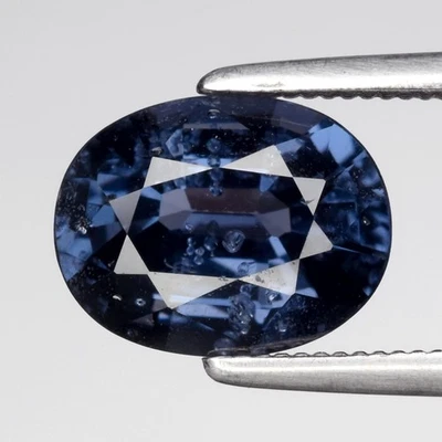 💎 Espinela azul natural ovalada de 2,07 quilates 8,5 x 6,7 mm - Piedra preciosa de Tanzania Foto 1 de 4