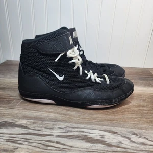 Scarpe da wrestling Nike Inflict 3 nere bianche 325256-006 da uomo taglia 11,5 - Foto 1 di 9