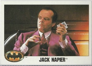 BATMAN - JACK NAPIER 1989 TOPPS # 5