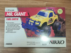 NIKKO RC MR.GIANT NEON YELLOW ver. BOXED TESTED Complete NEW MALAYSIA made - Picture 1 of 8