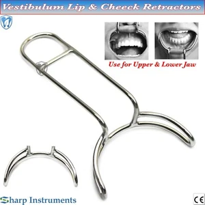 Vestibulum Retractor Wound Hook Retractors 15cm Lip & Cheek Surgical Spreader - Picture 1 of 1