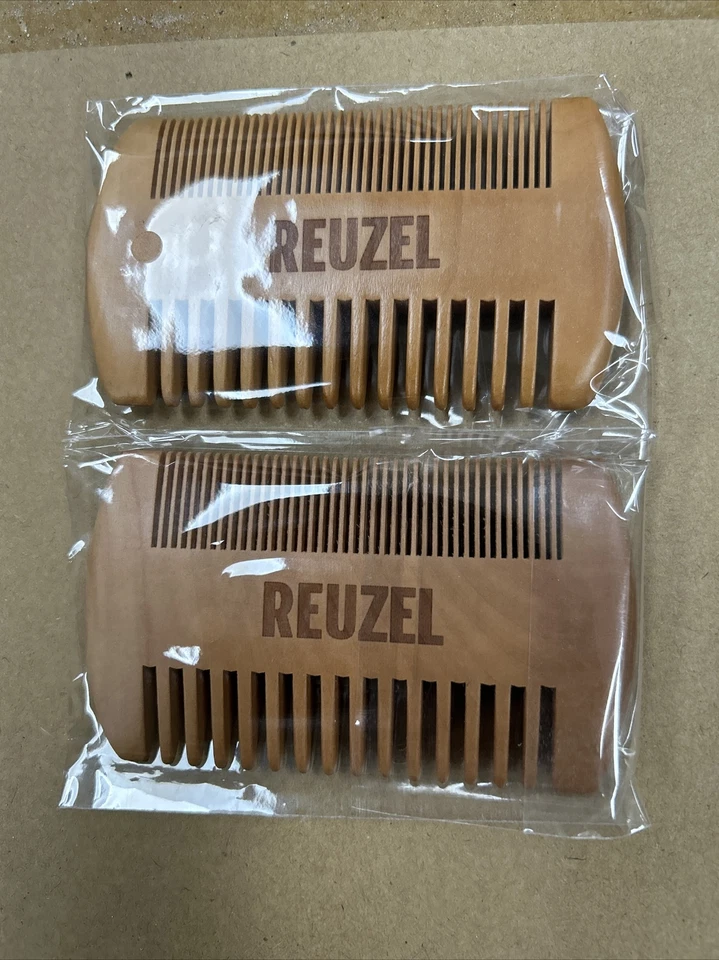 Peine para barba de sándalo premium marca Reuzel PACK DE 2 NUEVO PAQUETE DE 2 Foto 1 de 1