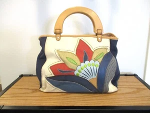 Cute Relic Floral Canvas Hand Bag Great Pre-owned Condition!! - Picture 1 of 7