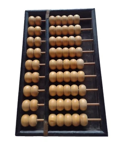 Vintage Daruma Brand Abacus - 63 Beads Japanese Calculator Collectible Rare - Bild 1 von 7