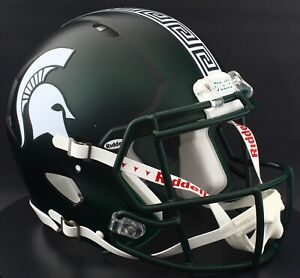MICHIGAN STATE SPARTANS NCAA Riddell Speed Full Size REPLICA Football Helmet