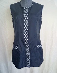 Nylon Dederon kittel schürze Vintage Gr. 38 Apron --Original 70er Jahre-- - Bild 1 von 5