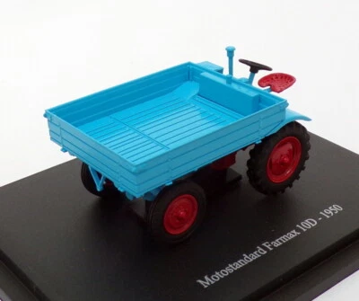 Hachette 1/43 Scale Model Tractor HT110 - 1950 Motostandard Farmax - Blue - Image 1 of 3