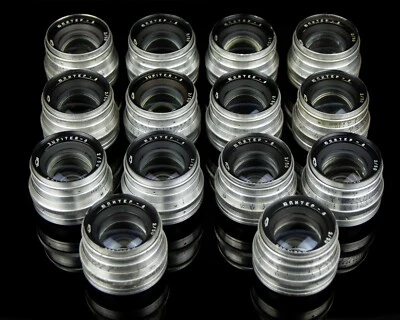  JUPITER 8 Soviet Lens (50mm f /2) Copy Sonnar Mount M 39 - 14 pieces - Image 1 of 4