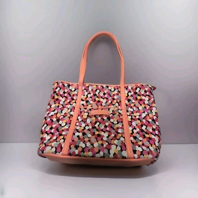 Vera Bradley Pixie Confetti Trimmed Vera Traveler Weekender Purse Bag MSRP $108 - Image 1 of 4