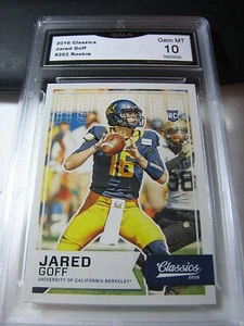 JARED GOFF RAMS 2016 CLASSICS ROOKIE RC # 262 GRADED 10 L@@K - Bild 1 von 1