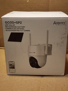 Arenti Wireless Outdoor Pan/Tilt Battery Camera w/Solar Power & SIM Card 4G LTE - Picture 1 of 11
