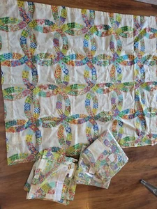 JC Penney Fashion Manor MCM Retro Curtain And Sham Set New Vintage Amazing - Picture 1 of 11