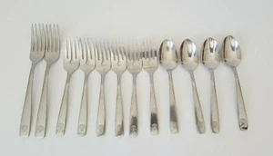 Lote de cubiertos de acero inoxidable Oneida Chateau tenedores de ensalada cucharas Oneidacraft Deluxe  - Imagen 1 de 5