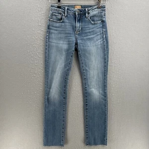 Driftwood Audrey Jeans Size 25 Skinny Med Blue Wash Distress Denim Mid Rise ALT - Picture 1 of 9
