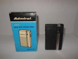 ADMIRAL AM SOLID STATE PORTABLE RADIO MODEL PR-251 - Picture 1 of 10
