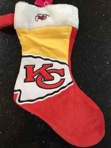 Kansas City Chiefs großes Logo Plüsch NFL Team Logo 18 Zoll Weihnachtsstrumpf - Bild 1 von 3