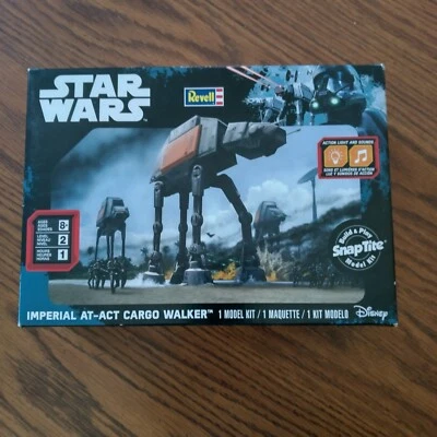 Revell Star Wars Imperial AT-ACT Cargo Walker SnapTite Model Kit- Disney "NEW" - Image 1 of 4