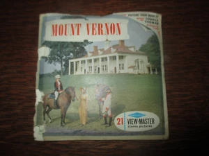 Vintage SET of 3 MOUNT VERNON Virginia VIEW-MASTER Reel SET - 1960's - Picture 1 of 2