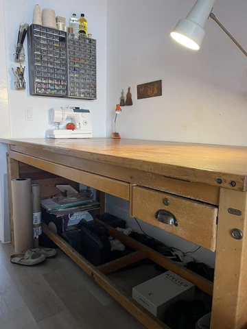 Leitz Large Wood Adjustable Drafting Table Cover