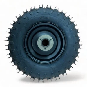 4.10-6 Kids Quad Bike Tyre and Hub 6" Rubber FRONT - Picture 1 of 5