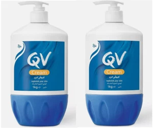 2 X QV Moisturising Cream 1050g Hydrating Cream for Dry Skin Relief NEW. - Picture 1 of 1
