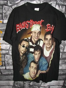 Vintage Backstreet boys rock cotton jersey shirt trikot maillot '90s - Picture 1 of 2