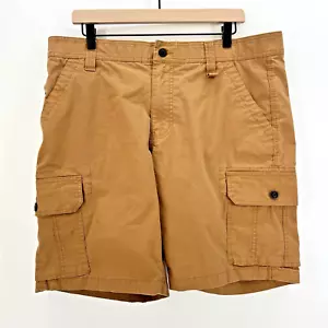 Pantaloncini cargo Lucky Brand ripstop marroni abbigliamento da lavoro utility durevoli Y2K anni 90 taglia 36 - Foto 1 di 8
