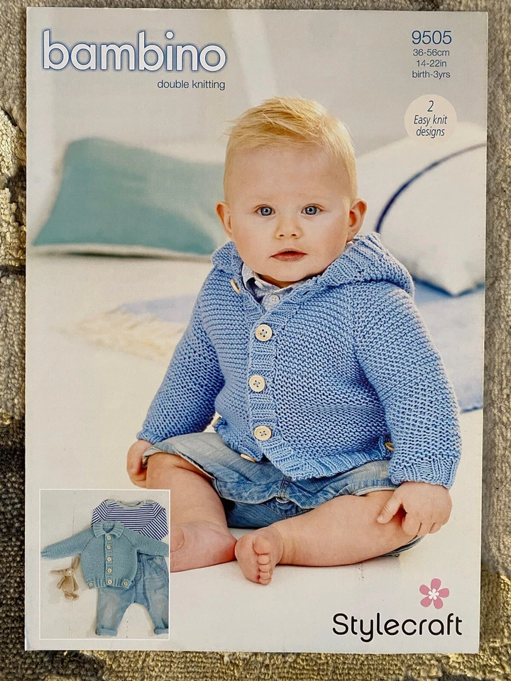 Baby knitting clothes - 3 piece - Knitting Pattern - Style Craft 9505 - Image 1 of 1