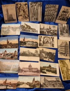 Strassburg 23 Ansichtskarten Antik:Maison Kammerzell,bei den Mühlen,Kaiserpalast - Bild 1 von 6