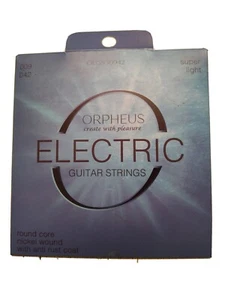 Orpheus Electric Guitar Strings Super Light 30942 Round Core Nickel Wound - Picture 1 of 7