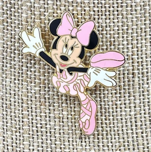 Disney Trading Pin MINNIE MOUSE ballerina in tutù e scarpe da balletto rosa - Foto 1 di 7