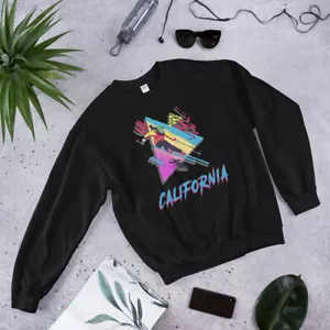 Skiing Sweatshirt, Ski California, Skier Gift, Retro Shirt, Ski Squaw USA Tahoe - Picture 1 of 11