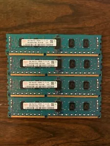 Lot of 4 Hynix 2GB 1Rx8 PC3-12800 HMT325R7CFR8C-PB T8 AB - Picture 1 of 1