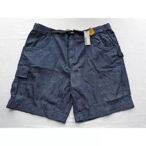 Herren Raupe Denim Cargoshorts Gr. 2XL Gürtel elastisch wasserdicht NEU - Bild 1 von 7