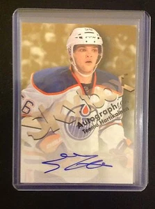 2012/13 UD Fleer Retro Skybox Autographics Auto TEEMU HARTIKAINEN #99-TH OILERS - Picture 1 of 1