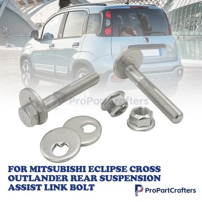 NEW 2x Fits Mitsubishi Eclipse Cross Outlander Rear Suspension Assist Link Bolt - Image 1 of 4