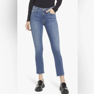 MOTHER Denim Mid Rise Dazzler Ankle Fray This Time Next Year Women’s Jeans Sz 29 - Picture 1 of 10