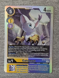 Digimon CCG Gatomon ST10-04 Super Rare Foil - 1238 - Picture 1 of 2