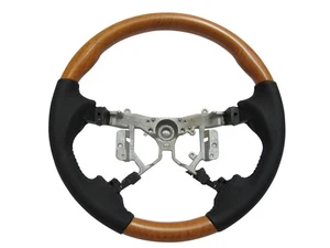 FORTUNER 2012-2014 VOLANT OE YELLOW WOOD BLACK for TOYOTA - Foto 1 di 7