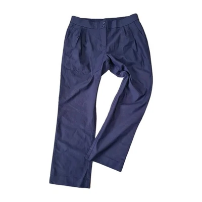 Sheego Hose Stoffhose Gr. 48 bis 56 blau Ton Gummizug hinten (324) (5 105) - Bild 1 von 4