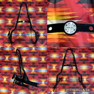 2006 - 2017 Genuine Harley Davidson Softail One Piece Sissy Bar Black Detachable - Picture 1 of 8