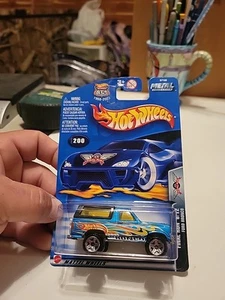 2003 Hot Wheels FORD BRONCO Final Run Series 200 Metallic Blue Off Road 5-Spoke - Picture 1 of 8