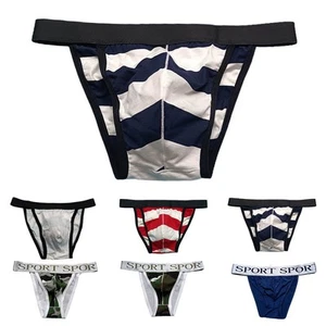 Calzoncillos Hombres Ropa Interior Lencería Cintura Baja Bragas Bolsa Tanga Suave Bikini - Imagen 1 de 27