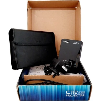Acer C112 DLP LED Projector Portable Compact Multimedia - Image 1 of 4