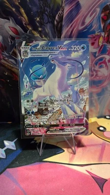 Fresh!! Ice Rider Calyrex VMAX (Alternate Art Secret) 203/198 Swsh06 - Image 1 of 2