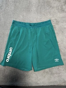 Umbro Teal Athletic Soccer Shorts Size XL 8" In-Seam - Picture 1 of 7