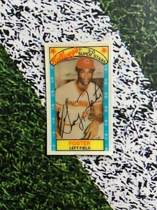 1979 Kellogs Xograph Baseball George Foster #32 EX Condition Low Cost Shipping  - Picture 1 of 2