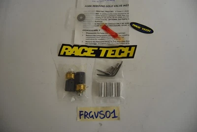 Kit valvole oro forcella RACE TECH Fork gold valve kit Kawasaki ZX7 750 Ninja Foto 1 de 2