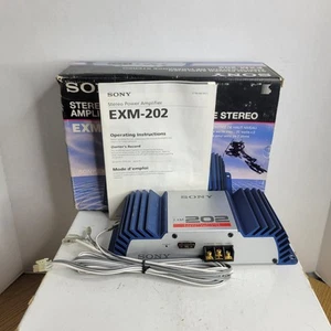 SONY EXM-202 Car Amplifier With Original Box - Picture 1 of 12